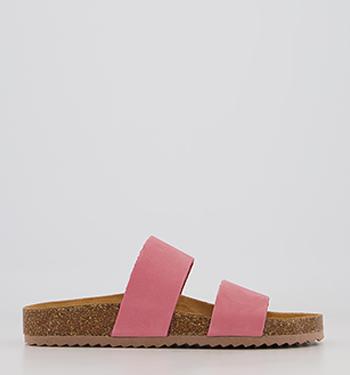 pink sandals flat