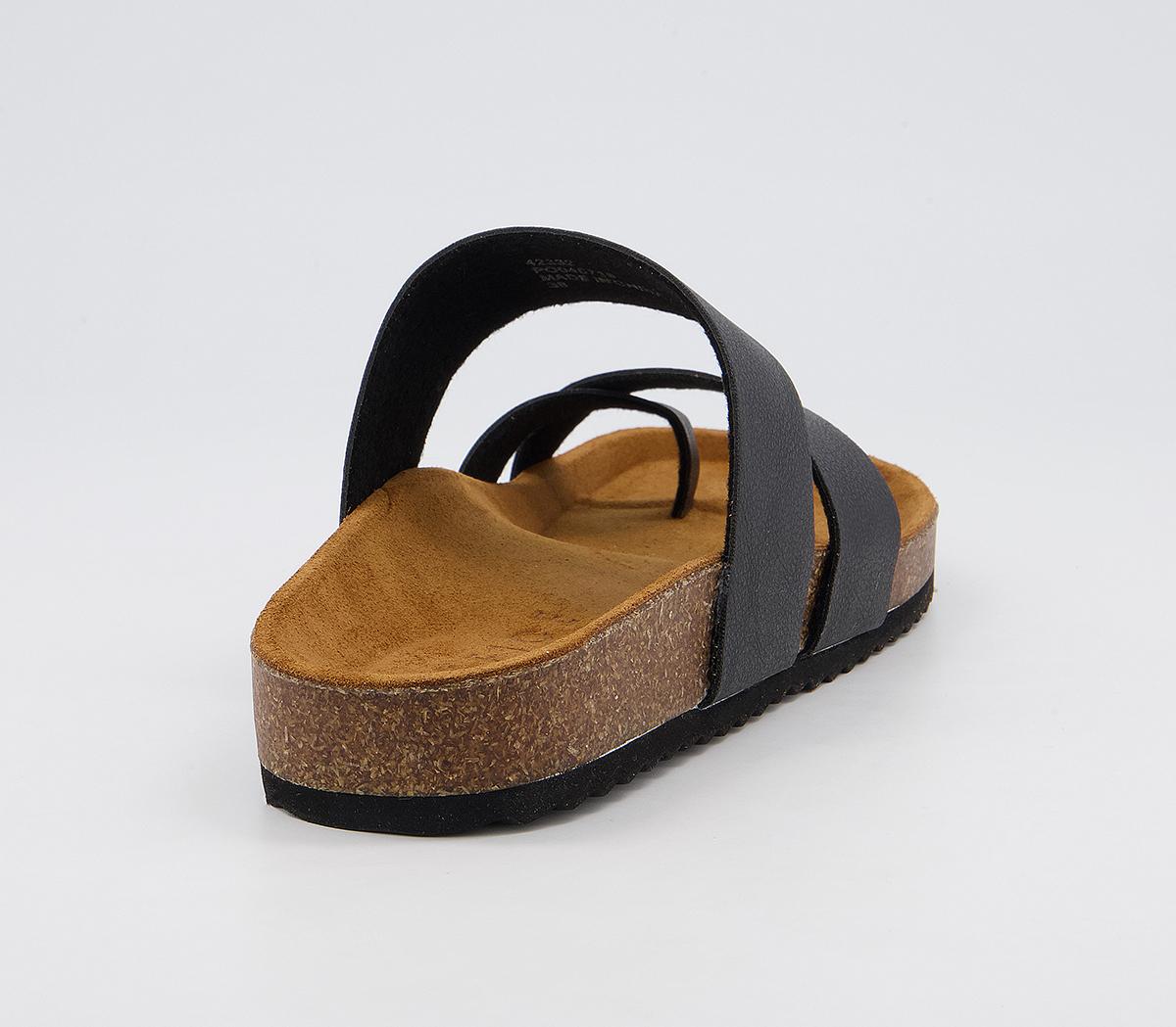 OFFICE Sanely Footbed Sandals Black - Women’s Sandals