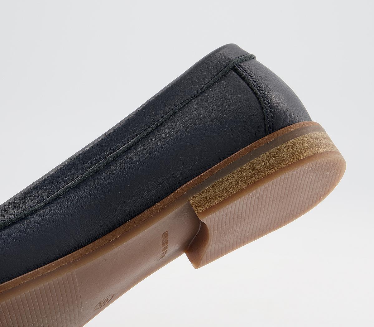Office Friesan Trim Soft Loafers Office Friesan Trim Soft Loafers Navy Leather