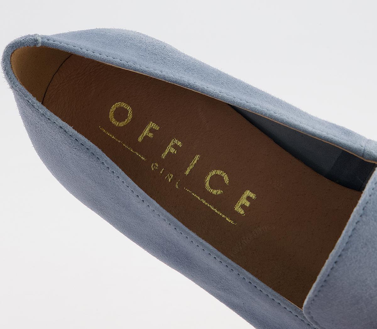 Office Fia Soft Loafers Office Fia Soft Loafers Light Blue Suede