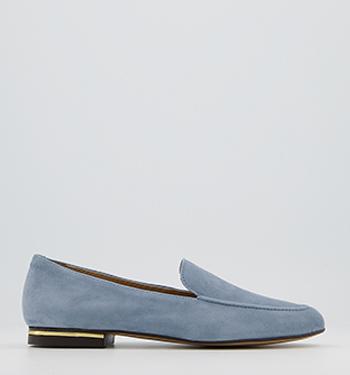 light blue loafers womens