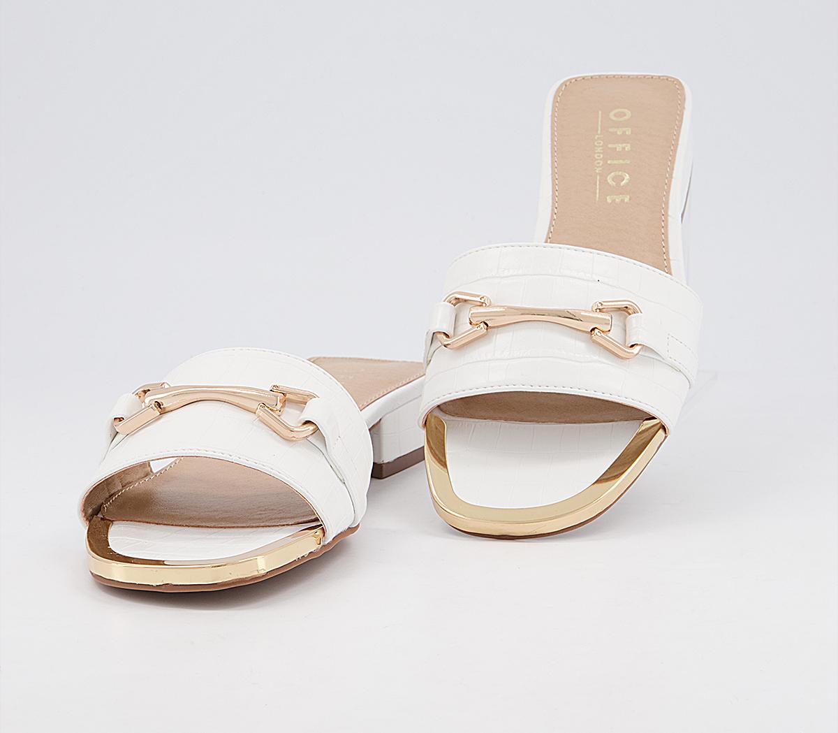 Office Sabrina Hardware Mules Office Sabrina Hardware Mules Off White