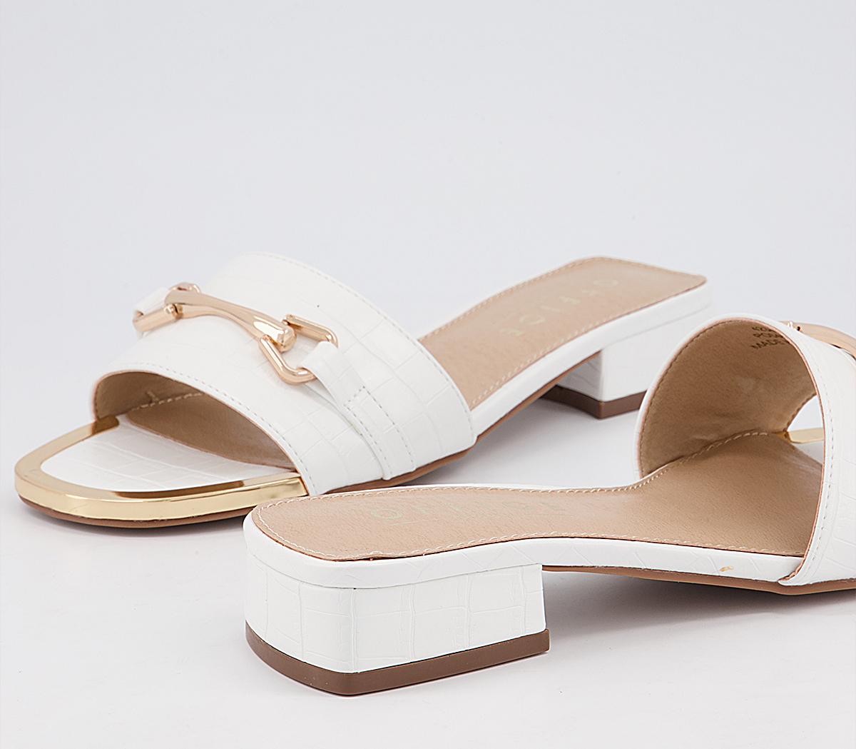 Office Sabrina Hardware Mules Office Sabrina Hardware Mules Off White