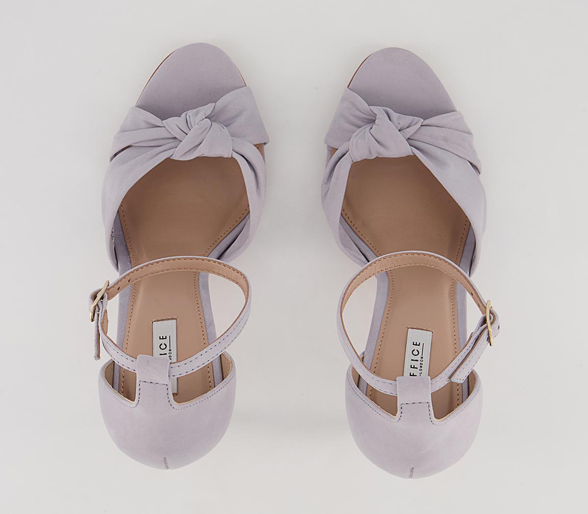 Office Hacker Twist Vamp Stiletto Heeled Sandals Office Hacker Twist Vamp Stiletto Heeled Sandals Grey Nubuck