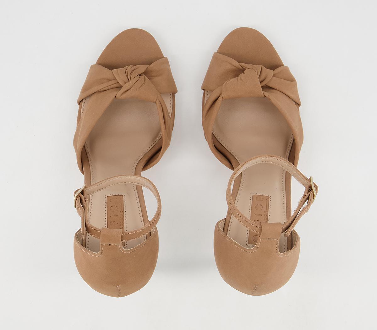 Office Hacker Twist Vamp Stiletto Heeled Sandals Office Hacker Twist Vamp Stiletto Heeled Sandals Nude Nubuck