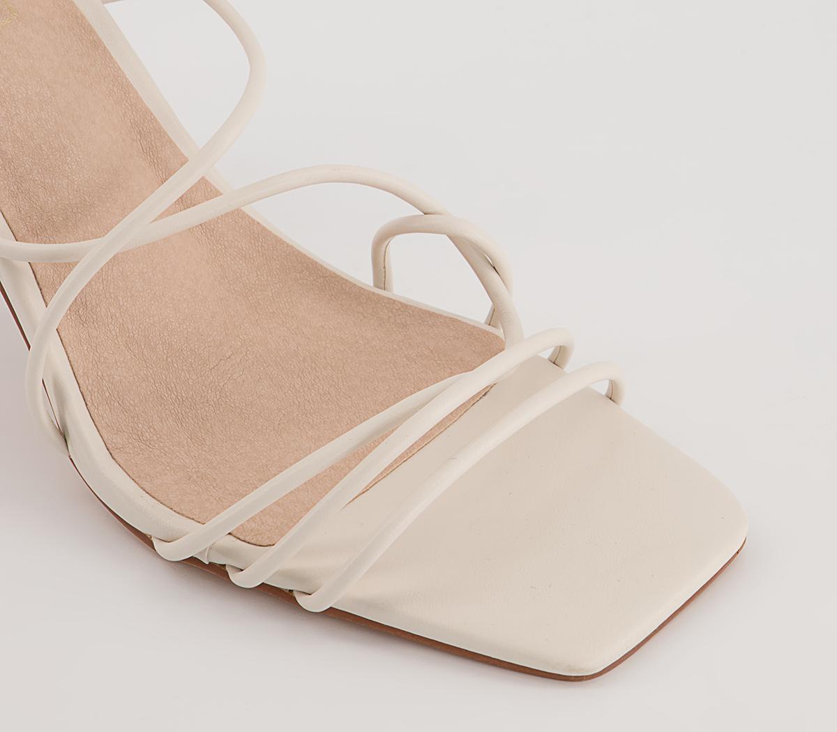 Office Medea Strappy Heels Office Medea Strappy Heels Off White