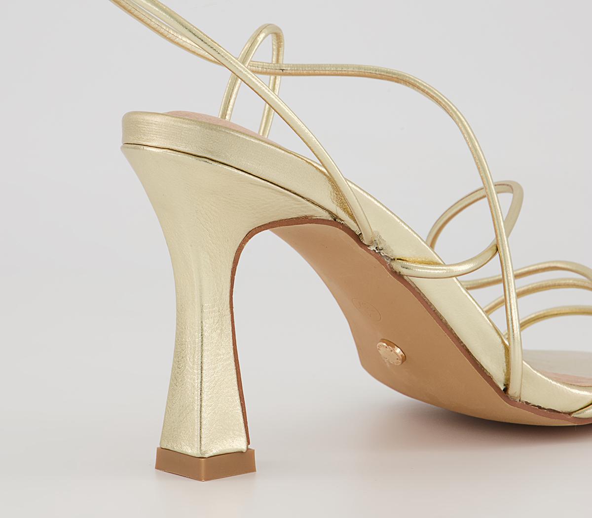 Office Medea Strappy Heels Office Medea Strappy Heels Gold