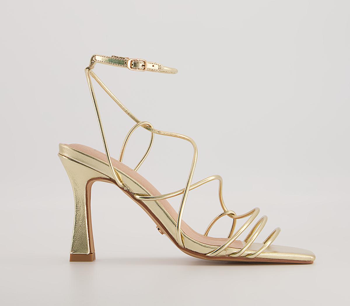 Office Medea Strappy Heels Office Medea Strappy Heels Gold