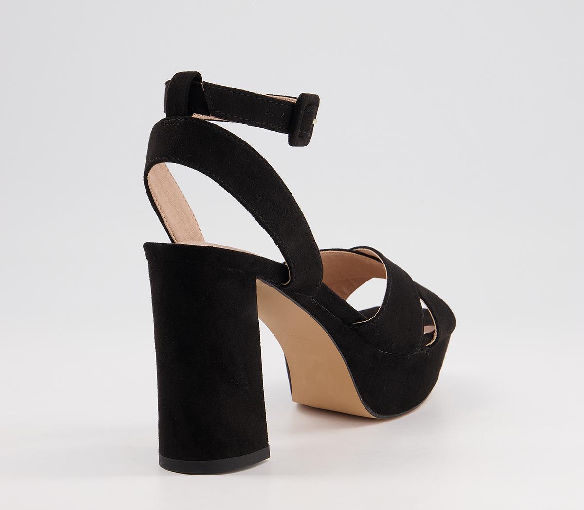 OFFICEHamburg Platform SandalsBlack