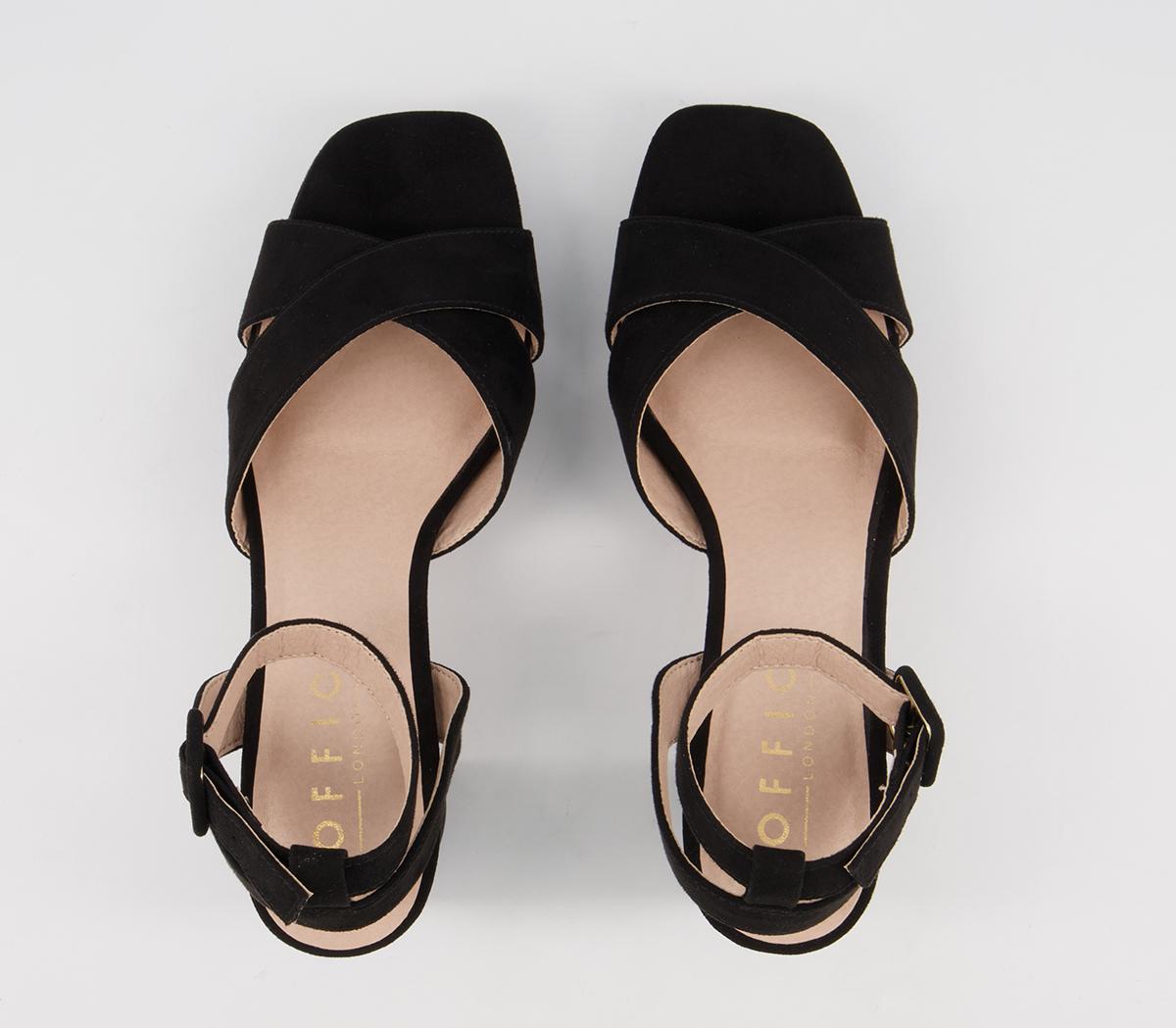OFFICEHamburg Platform SandalsBlack