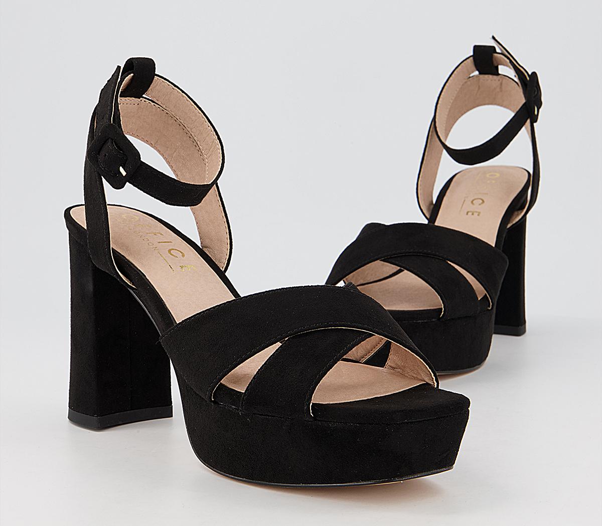 OFFICEHamburg Platform SandalsBlack