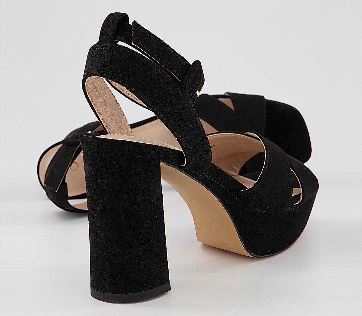 OFFICEHamburg Platform SandalsBlack