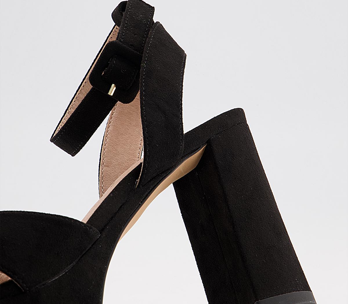 OFFICEHamburg Platform SandalsBlack