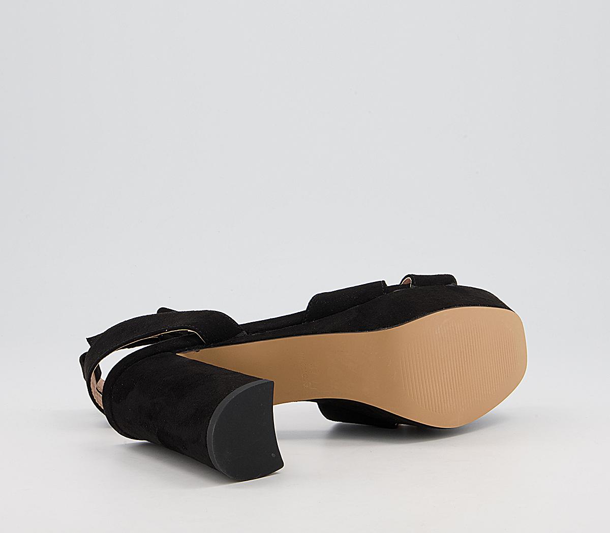 OFFICEHamburg Platform SandalsBlack