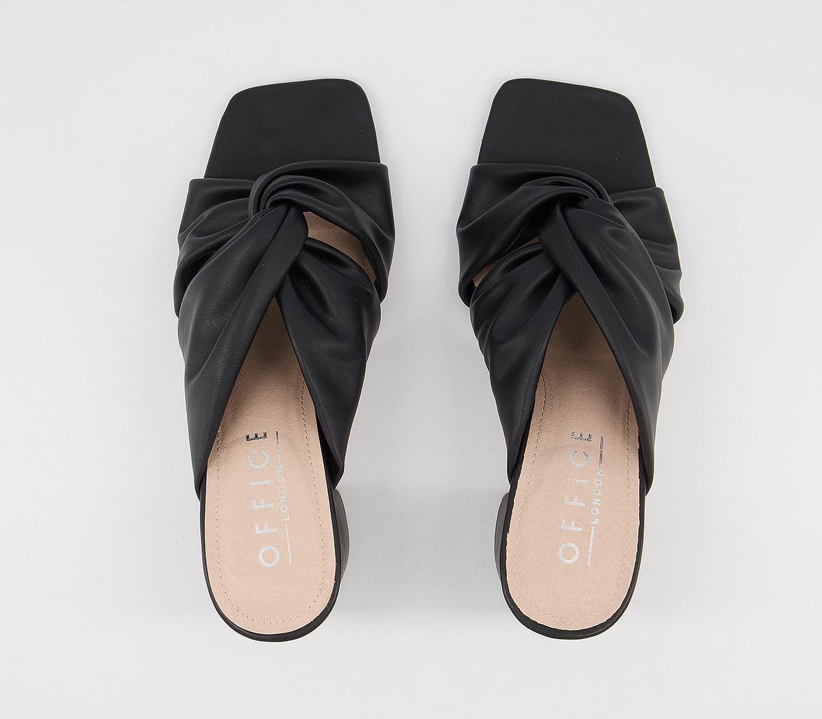Office Manarola Knotted Mules Office Manarola Knotted Mules Black