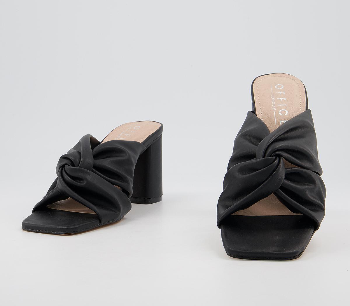 Office Manarola Knotted Mules Office Manarola Knotted Mules Black