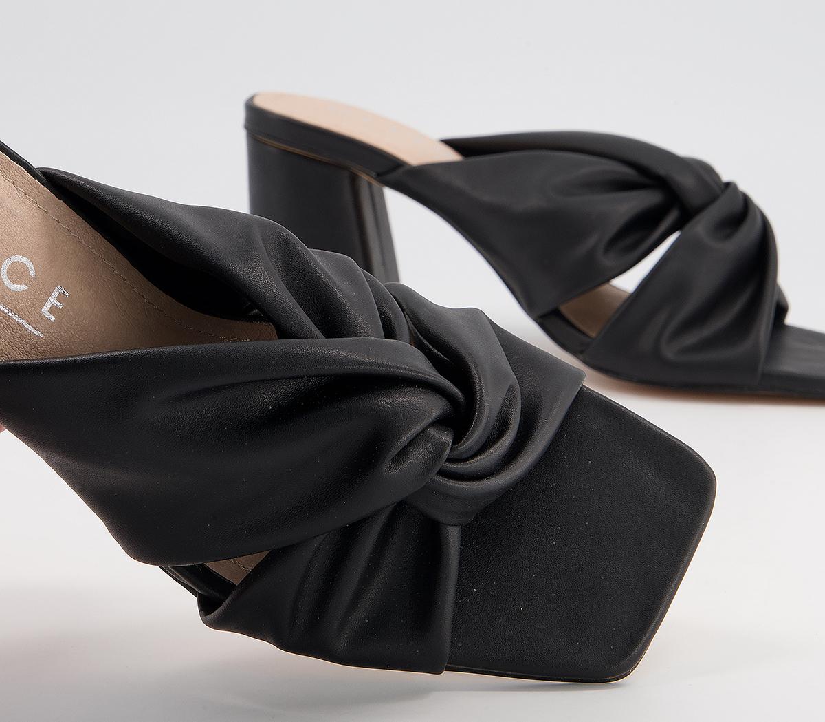 Office Manarola Knotted Mules Office Manarola Knotted Mules Black