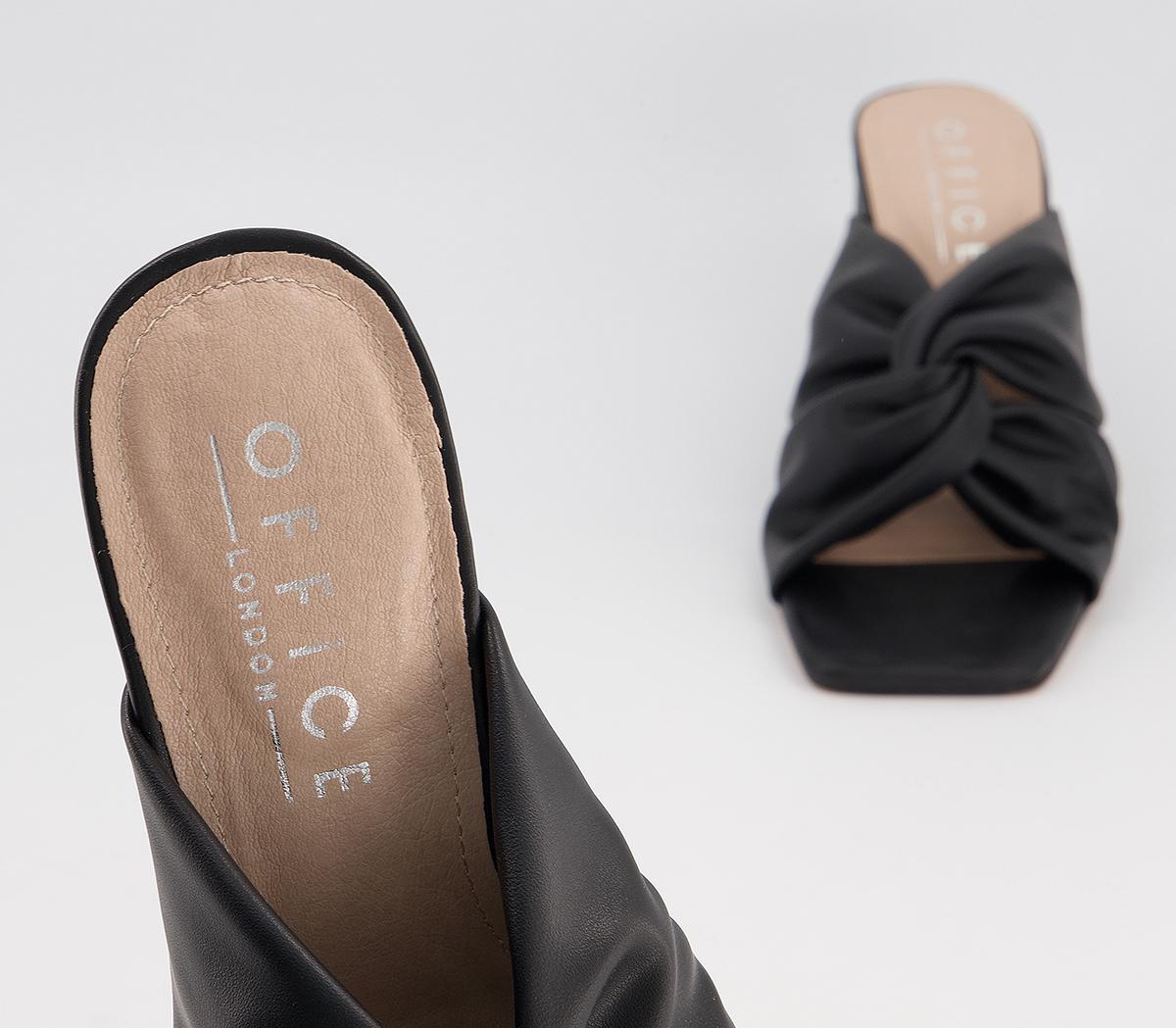 Office Manarola Knotted Mules Office Manarola Knotted Mules Black