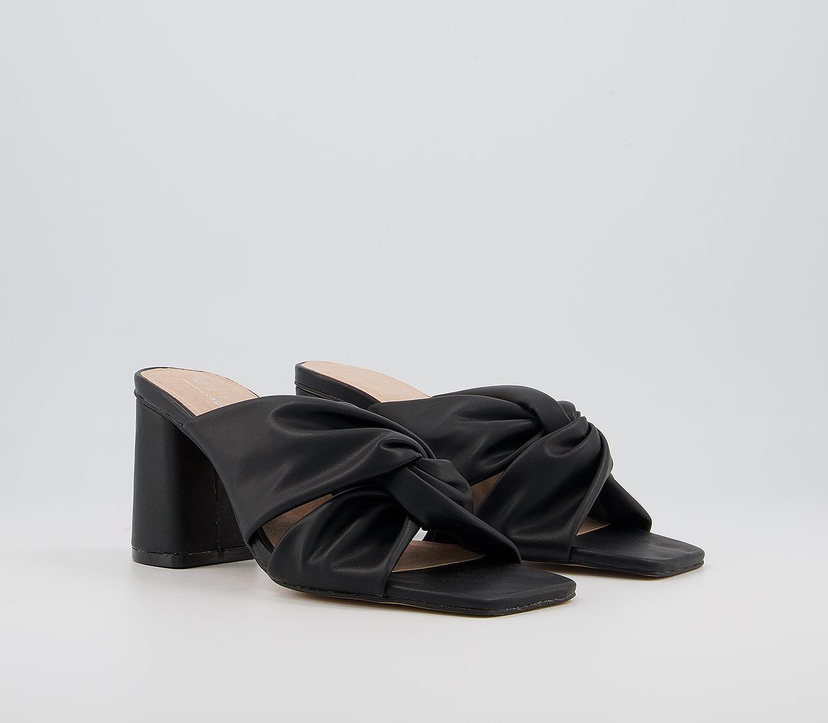 Office Manarola Knotted Mules Office Manarola Knotted Mules Black