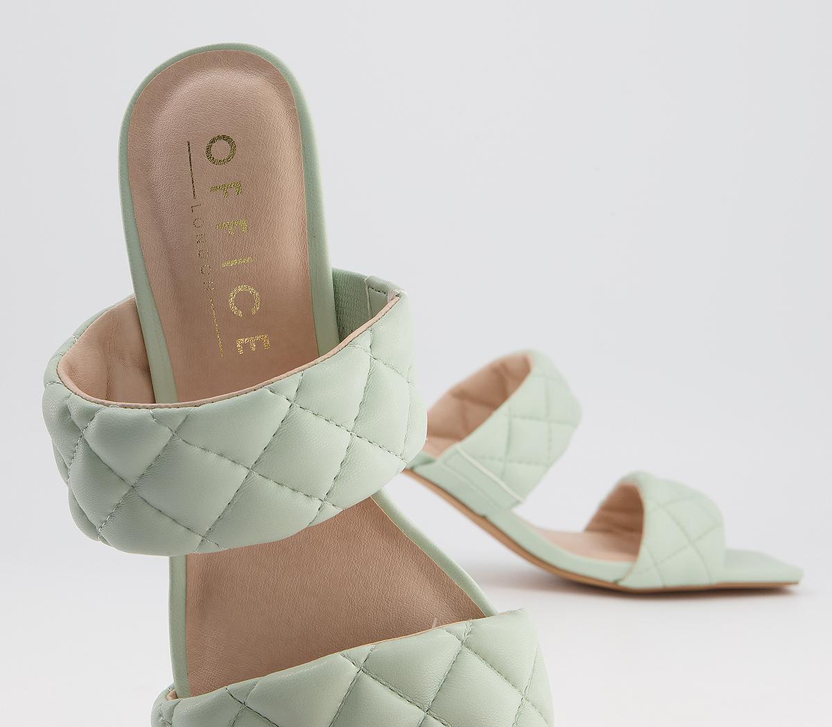 Office Madina Quilted Mules Office Madina Quilted Mules Sage