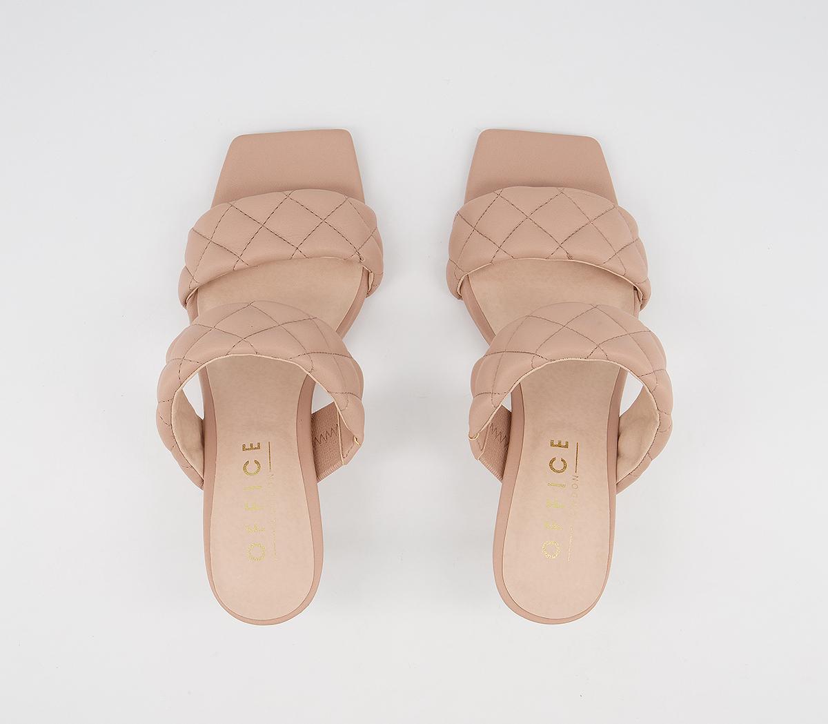 Office Madina Quilted Mules Office Madina Quilted Mules Nude