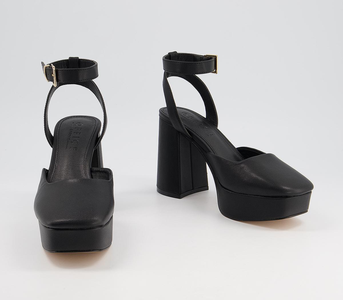 OFFICEHayward Platform Court HeelsBlack