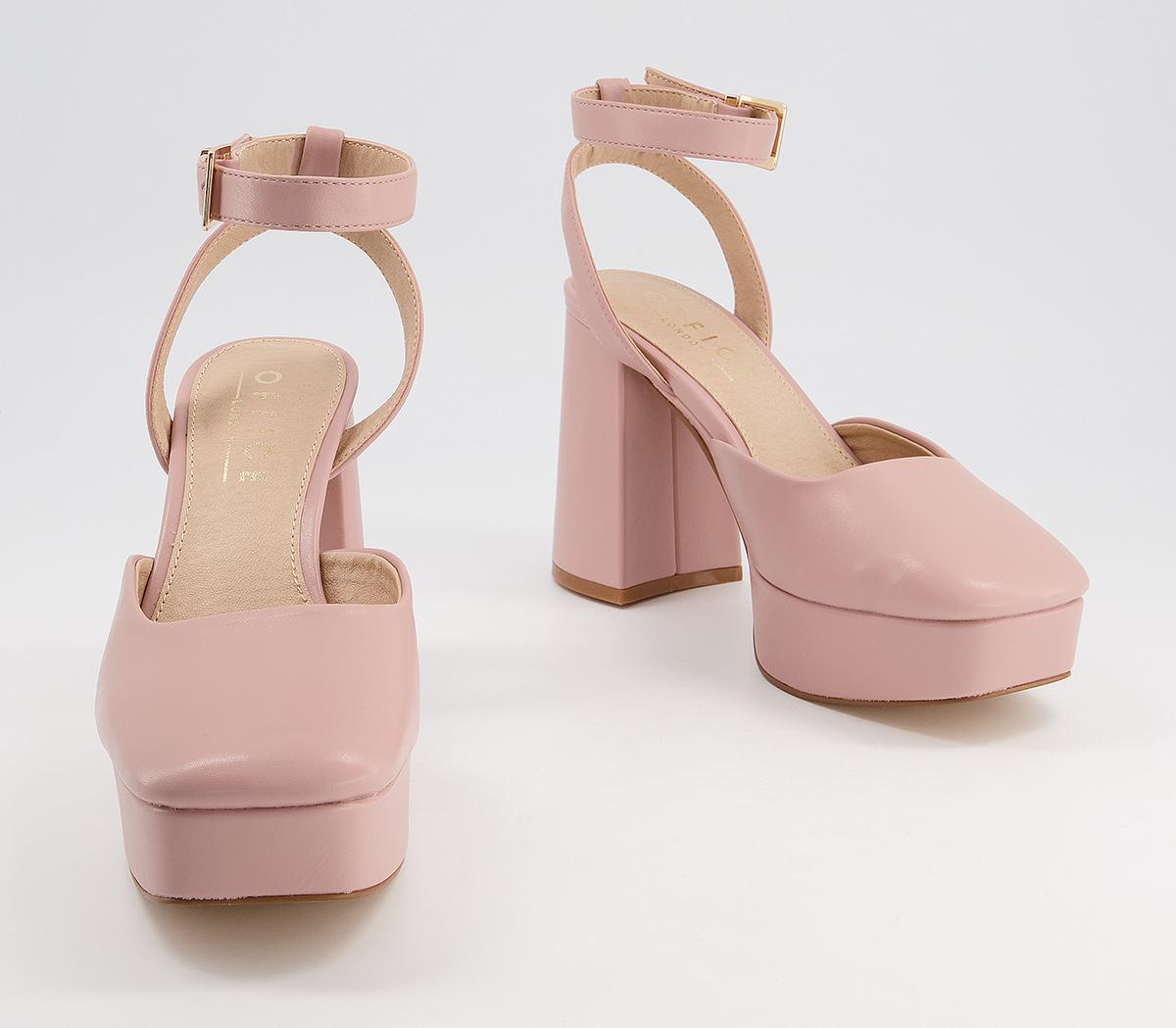 OFFICE Hayward Platform Court Heels Beige - High Heels