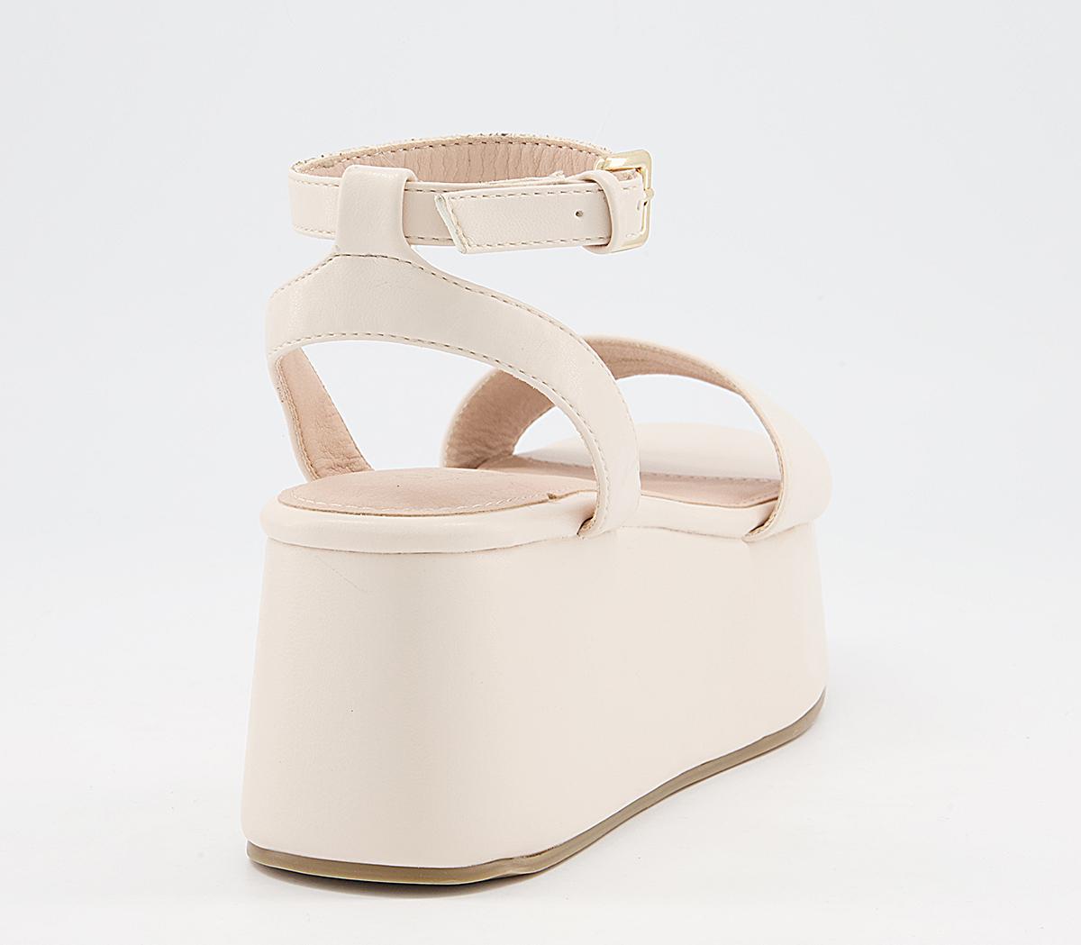 Office Miri Two Part Wedges Office Miri Two Part Wedges Off White