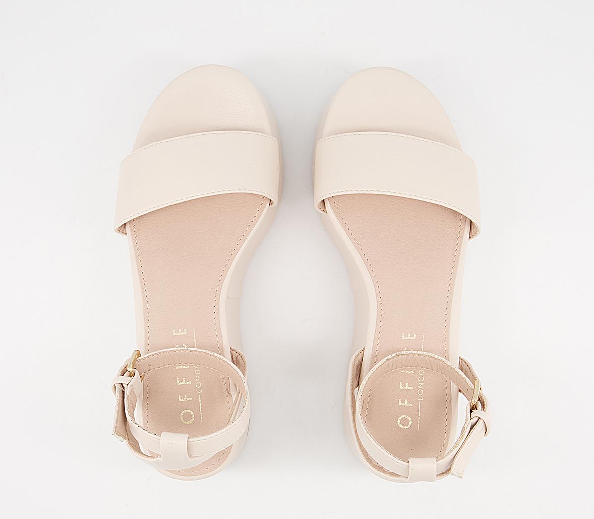 Office Miri Two Part Wedges Office Miri Two Part Wedges Off White