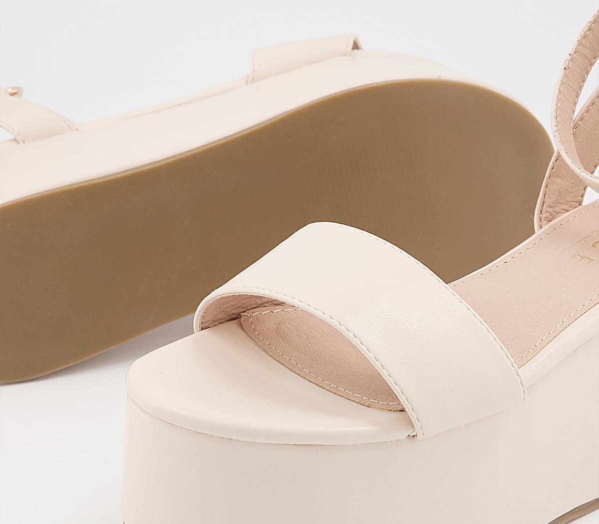 Office Miri Two Part Wedges Office Miri Two Part Wedges Off White