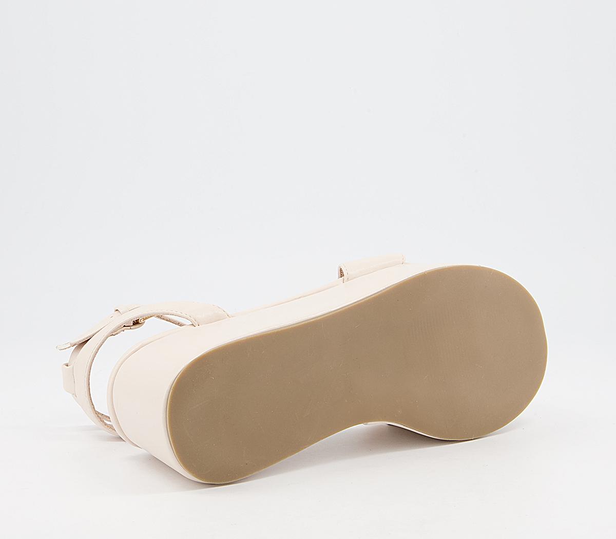 Office Miri Two Part Wedges Office Miri Two Part Wedges Off White
