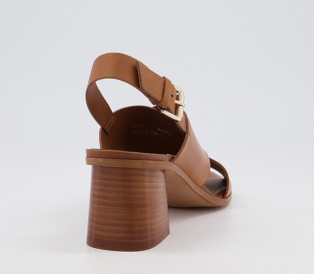 OFFICEMoldova Coverage SandalsTan Leather