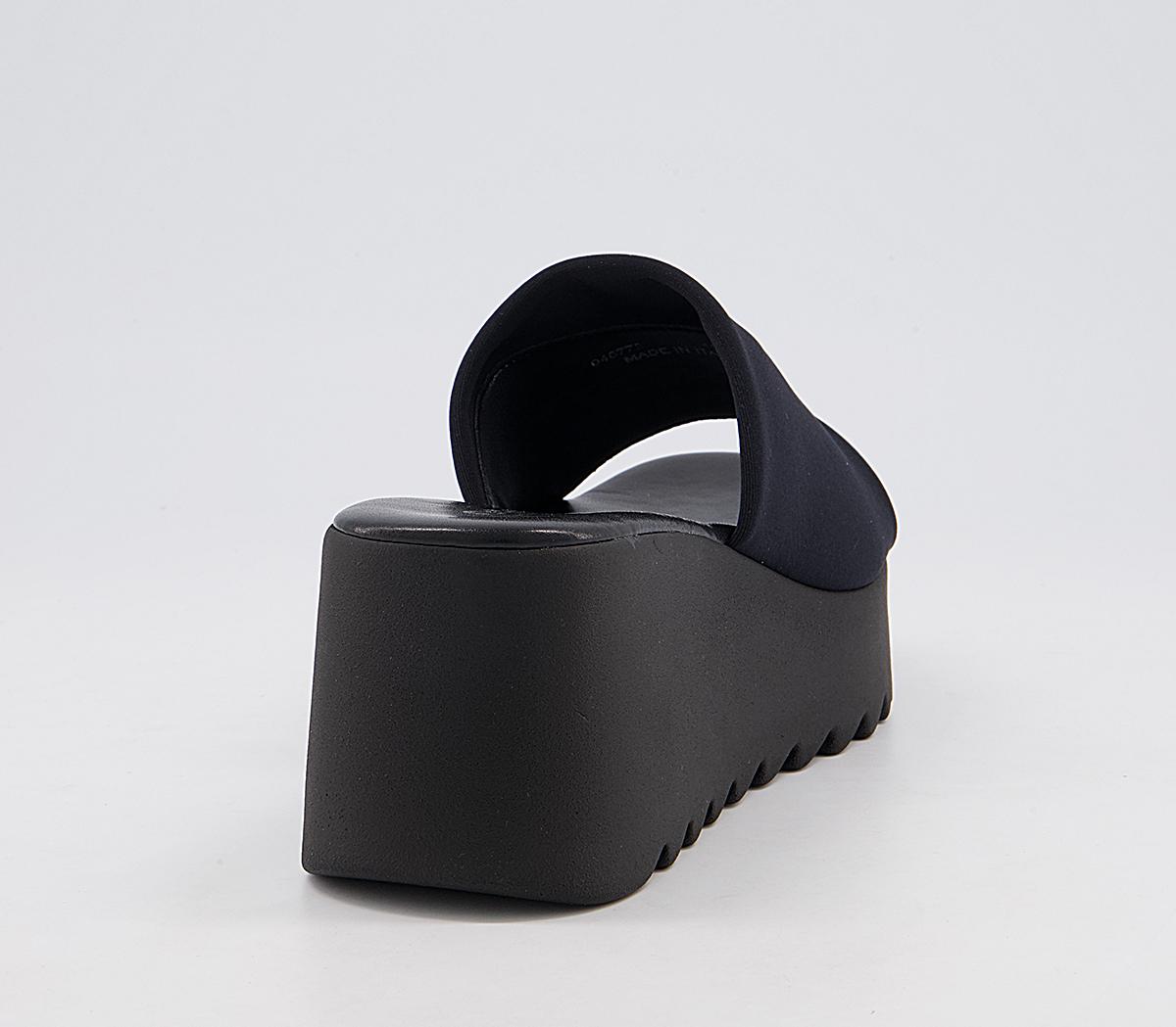 Office Maldive Sporty Mule Wedges Office Maldive Sporty Mule Wedges Black