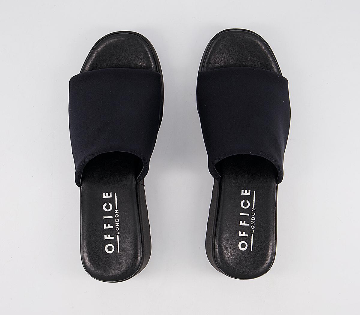 Office Maldive Sporty Mule Wedges Office Maldive Sporty Mule Wedges Black