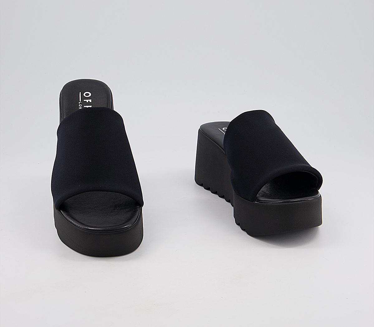 Office Maldive Sporty Mule Wedges Office Maldive Sporty Mule Wedges Black