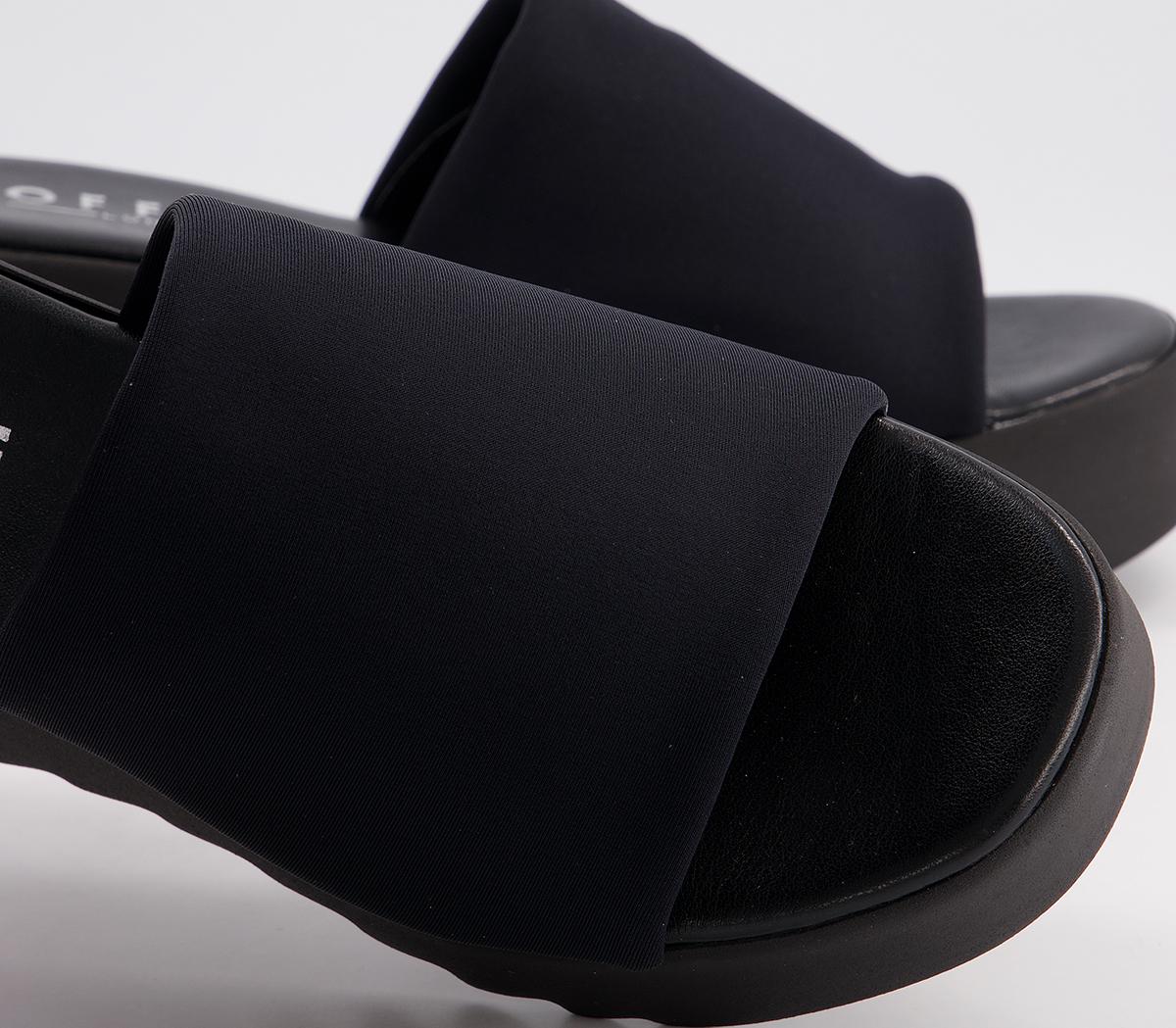 Office Maldive Sporty Mule Wedges Office Maldive Sporty Mule Wedges Black