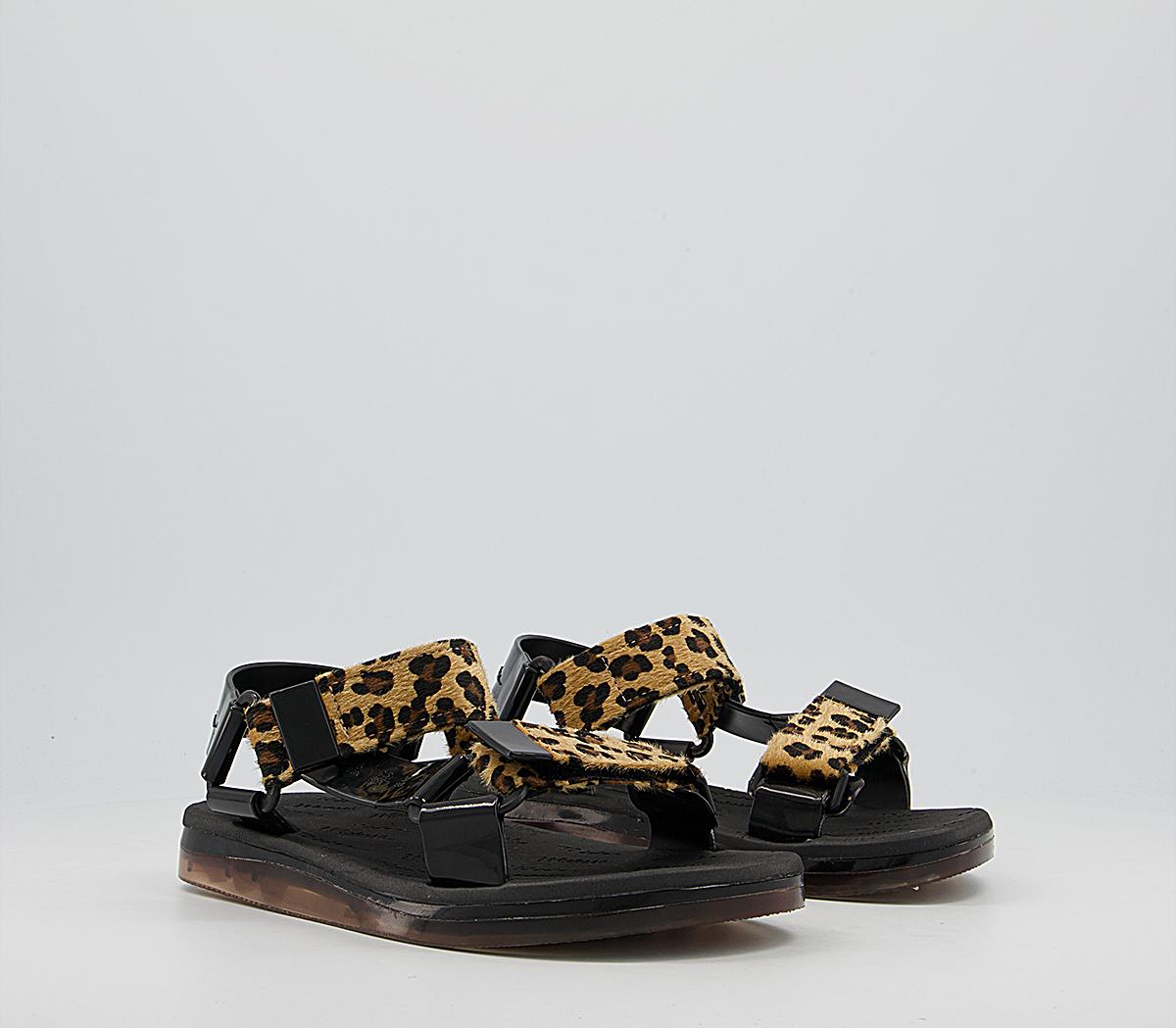 Rider Melissa x Rider Papete Sandals Leopard - Women's Vegan Shoes