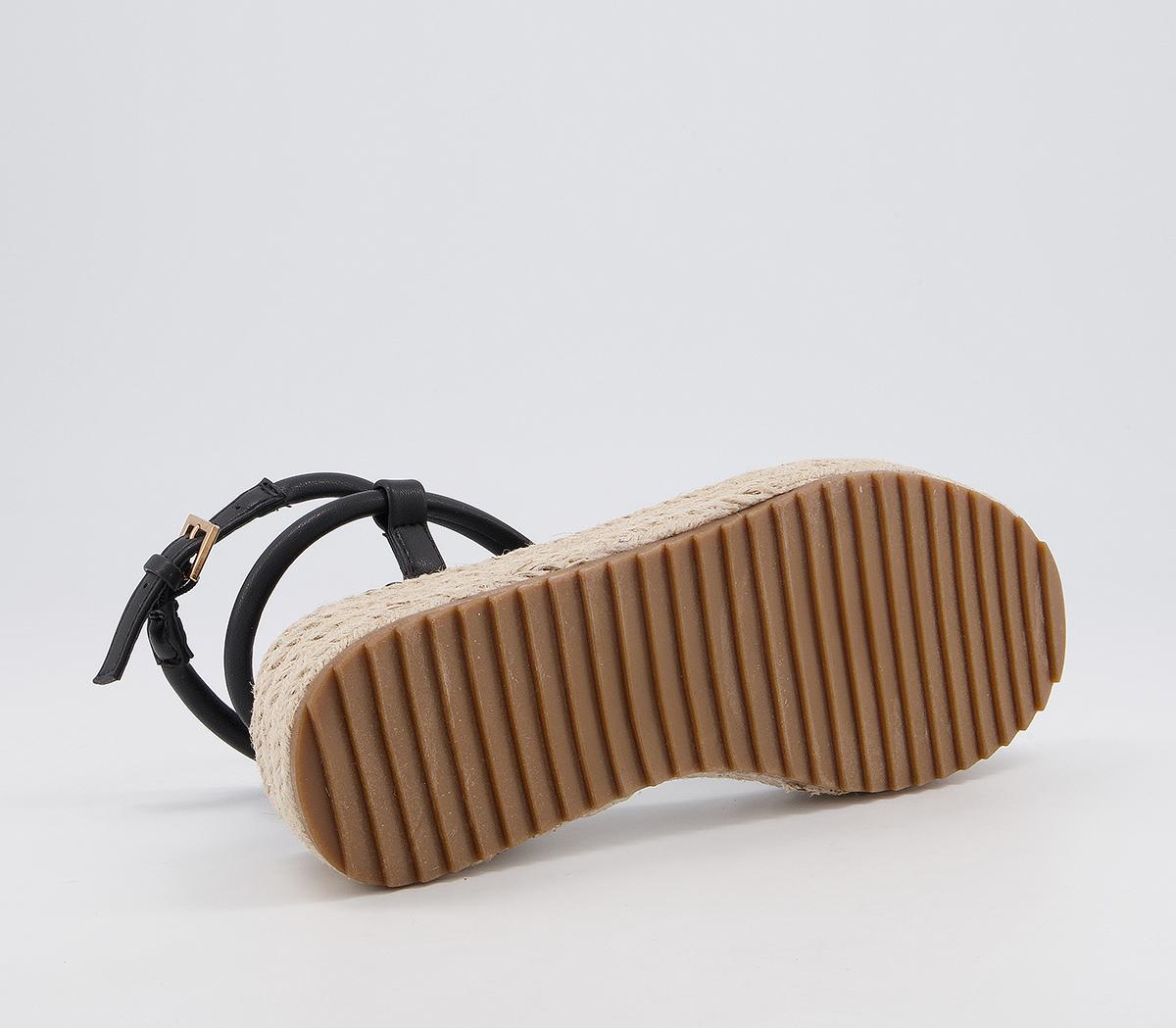 Office Malita Strappy Espadrilles Office Malita Strappy Espadrilles Black