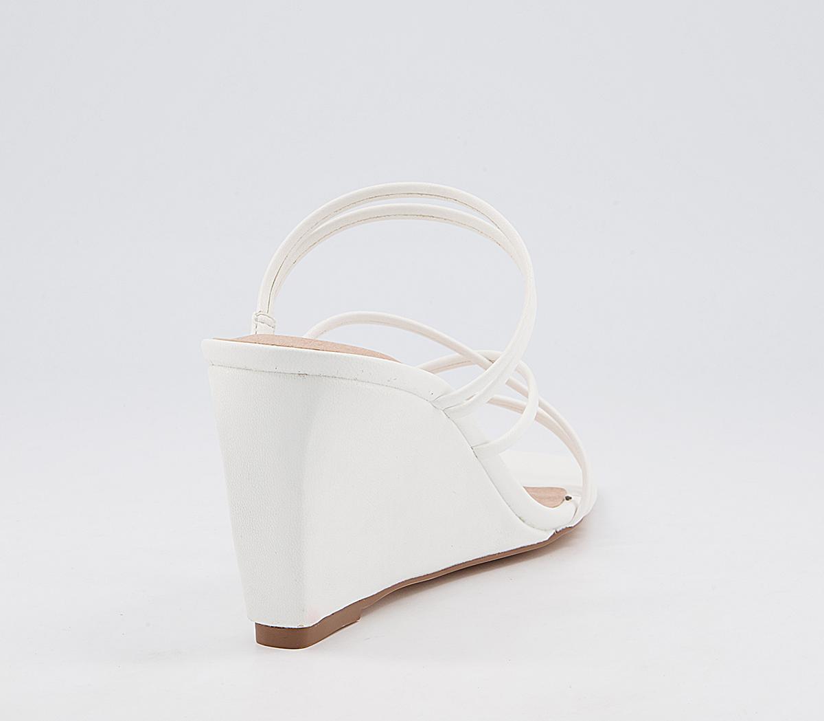 Office Manado Multi Strap Wedges Office Manado Multi Strap Wedges Off White