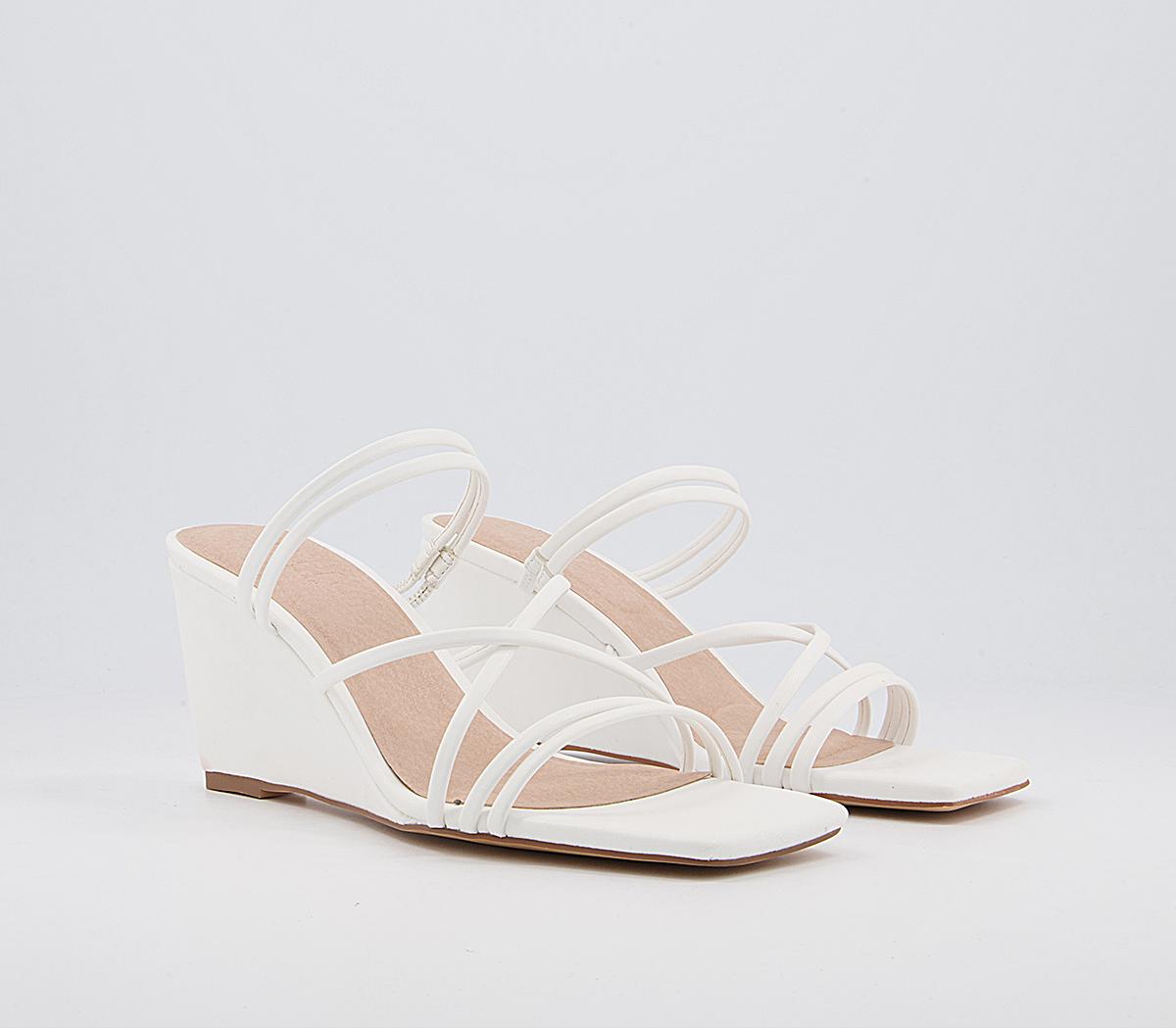Office Manado Multi Strap Wedges Office Manado Multi Strap Wedges Off White
