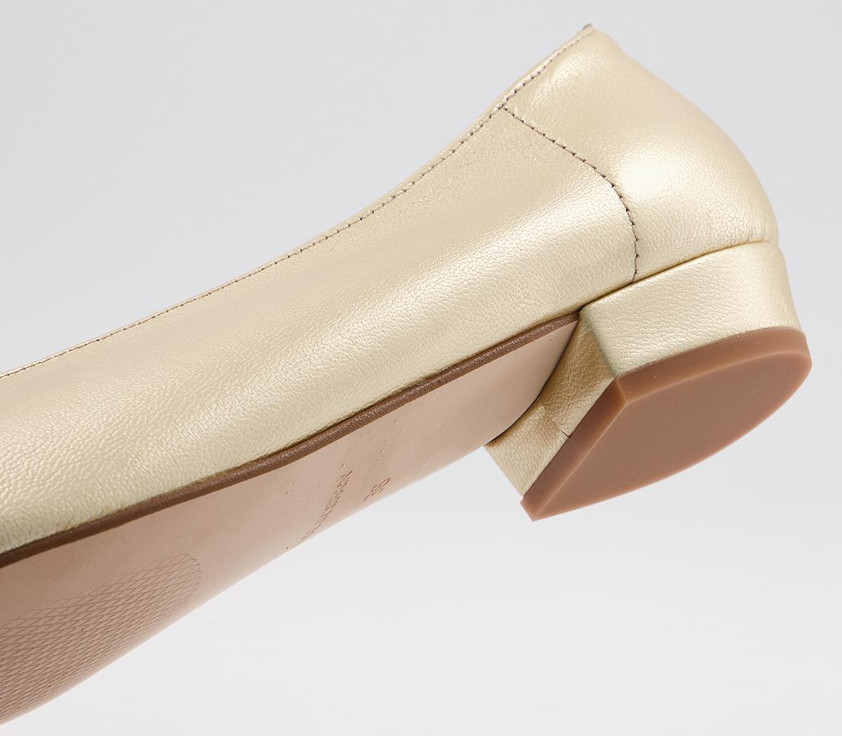 Office Farren Almond Toe Soft Pumps Office Farren Almond Toe Soft Pumps Gold Leather