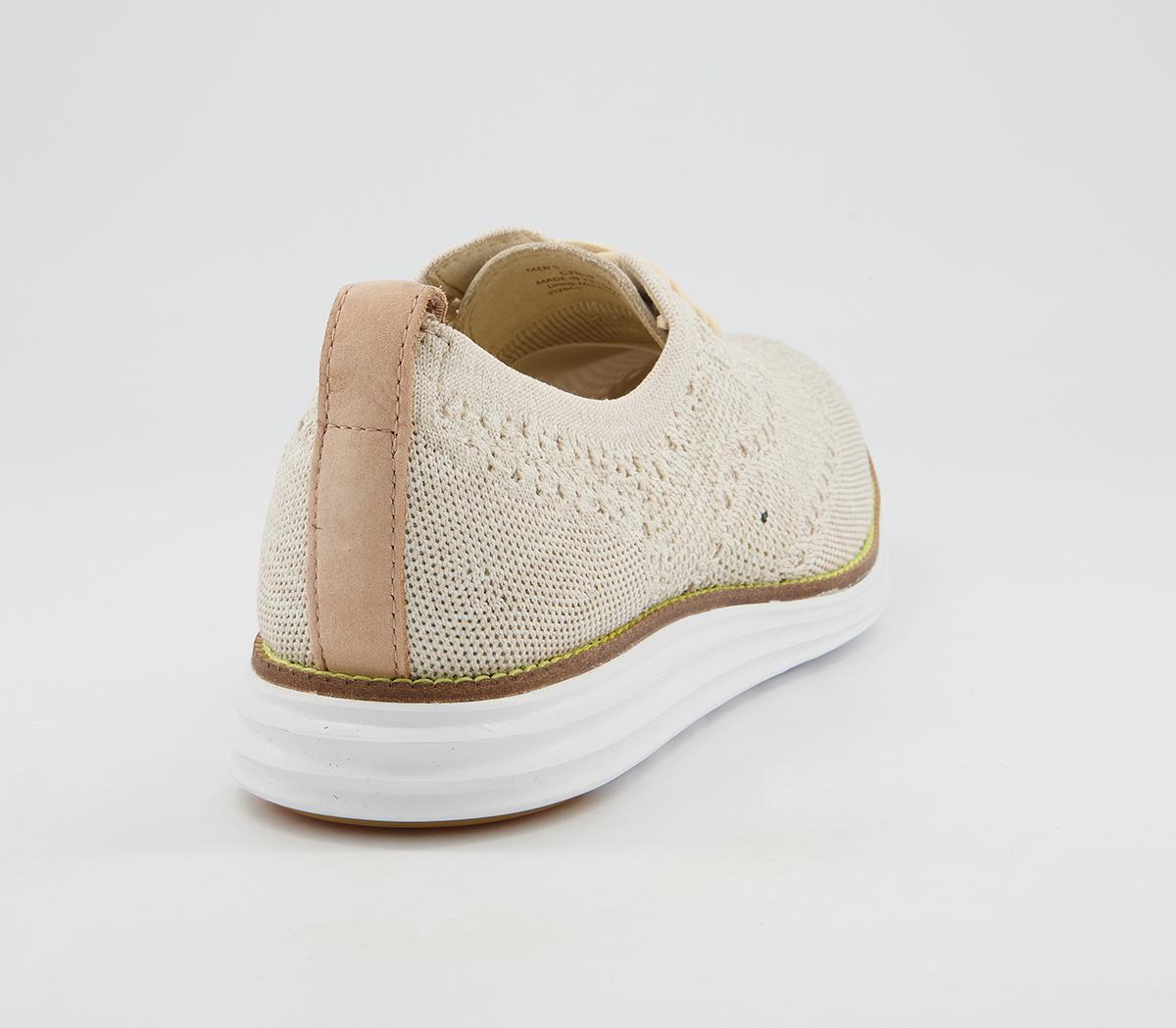 Cole Haan Original Grand Stitchlite Oxford Shoes Cole Haan Original Grand Stitchlite Oxford Shoes Cement Twisted Knit Optic White