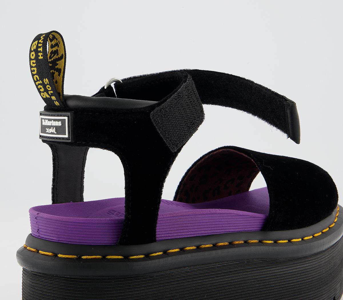 Dr. Martens X Girl Platform Sandals Black - Women's Sandals