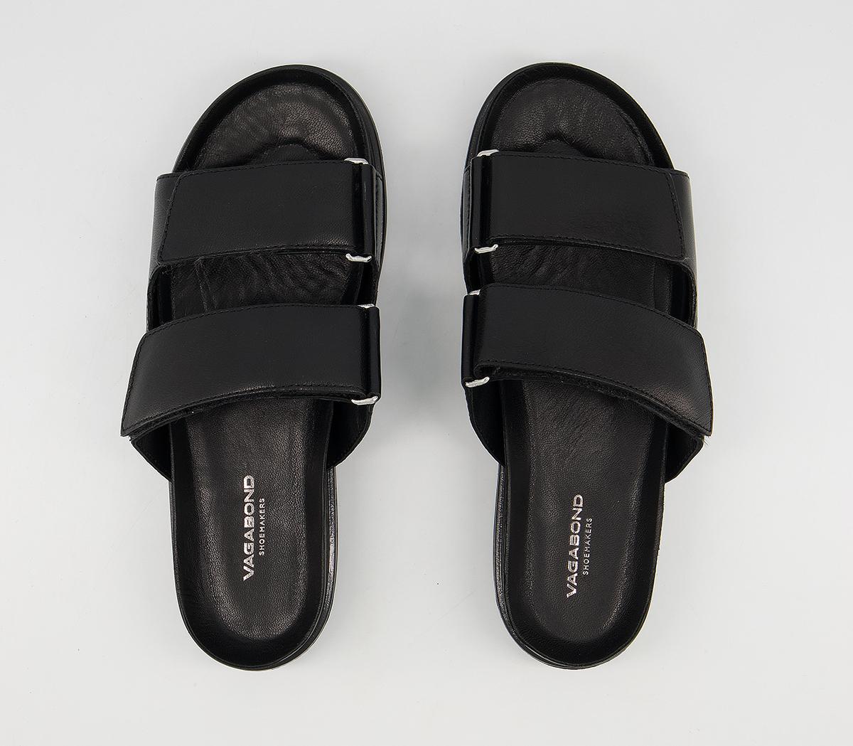 Vagabond Shoemakers Erin Strap Slides Vagabond Shoemakers Erin Strap Slides Black