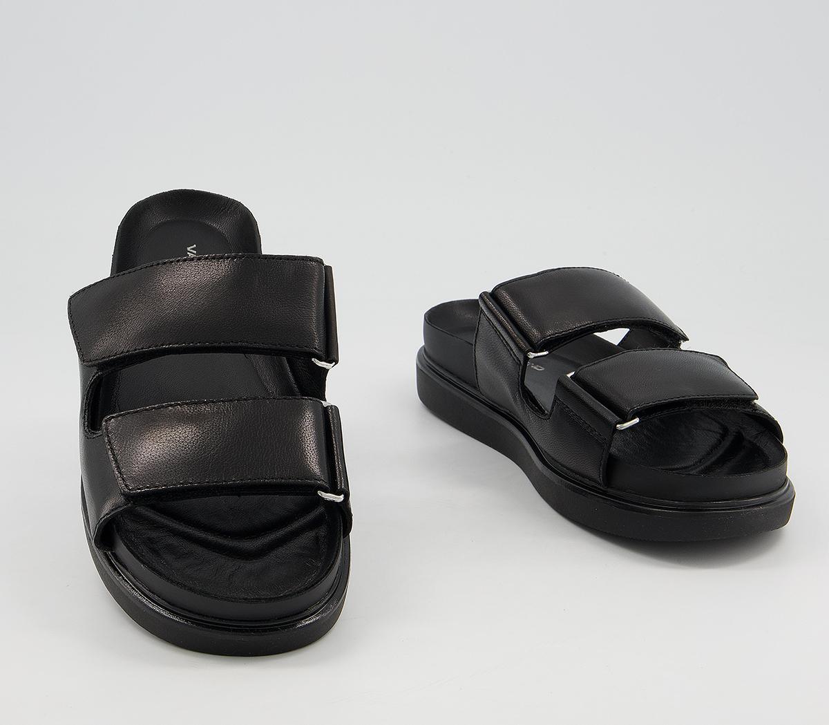 Vagabond Shoemakers Erin Strap Slides Vagabond Shoemakers Erin Strap Slides Black