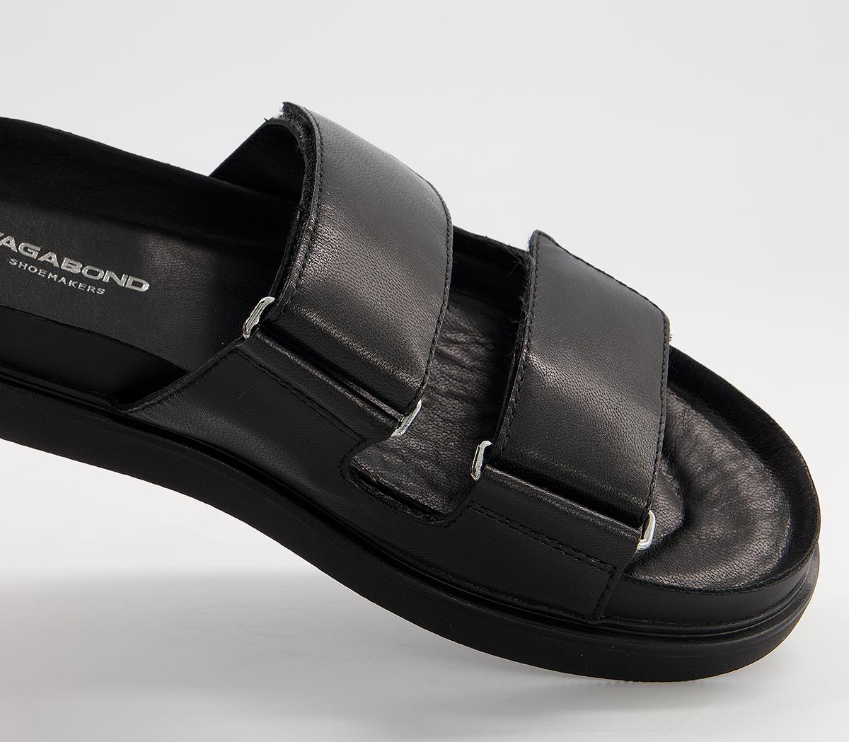Vagabond Shoemakers Erin Strap Slides Vagabond Shoemakers Erin Strap Slides Black