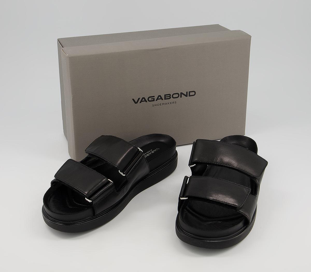 Vagabond Shoemakers Erin Strap Slides Vagabond Shoemakers Erin Strap Slides Black