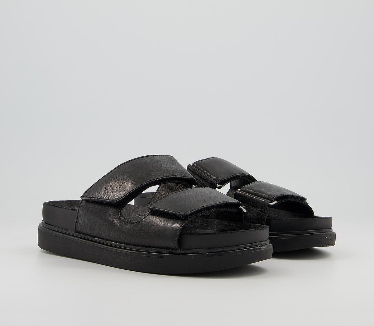Vagabond Shoemakers Erin Strap Slides Vagabond Shoemakers Erin Strap Slides Black