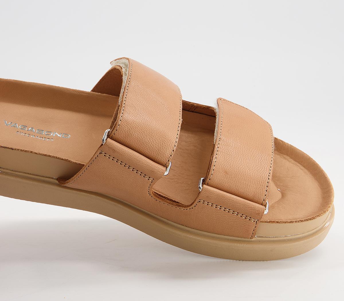 Vagabond Shoemakers Erin Strap Slides Vagabond Shoemakers Erin Strap Slides Tan