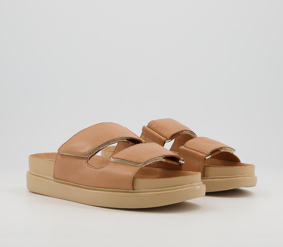 Vagabond Shoemakers Erin Strap Slides Vagabond Shoemakers Erin Strap Slides Tan